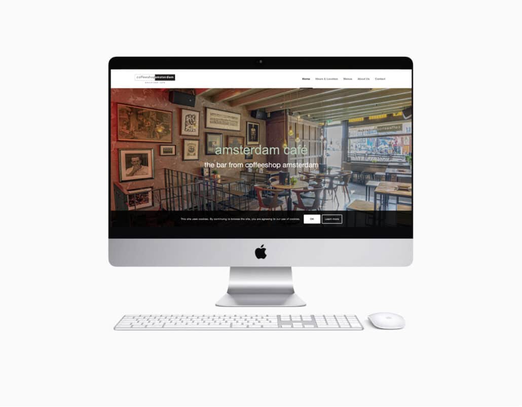 Coffeeshopamsterdam Cafe Website Designed Maintained by Paul James